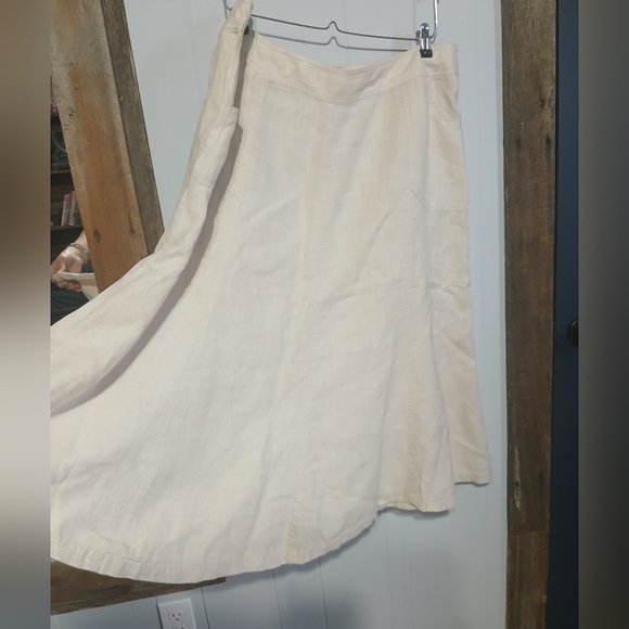 100% Linen Skirt Womens size 18W - Picture 3 of 4
